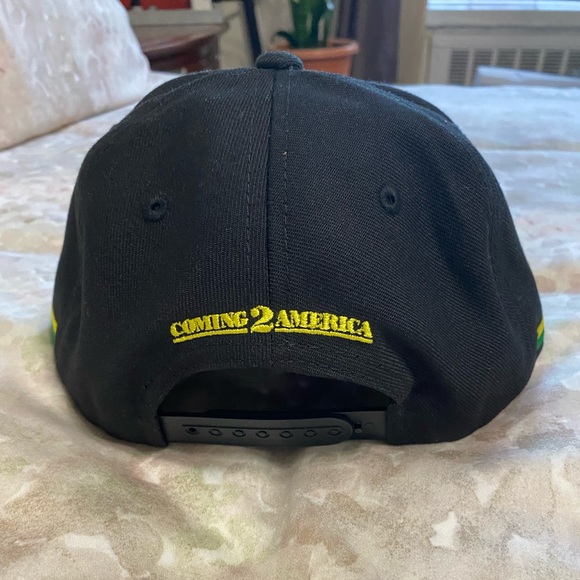 “Coming 2 America” Men's Amazon Original Cast & Crew Hat Black Snapback RARE - Picture 2 of 5